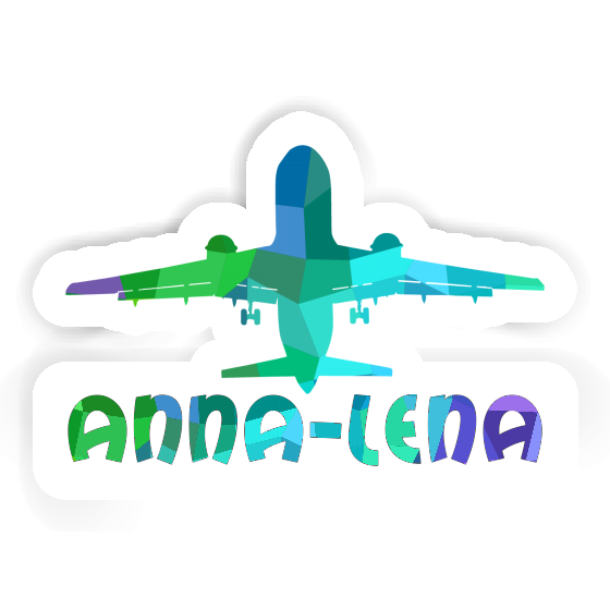 Jumbo-Jet Autocollant Anna-lena Notebook Image
