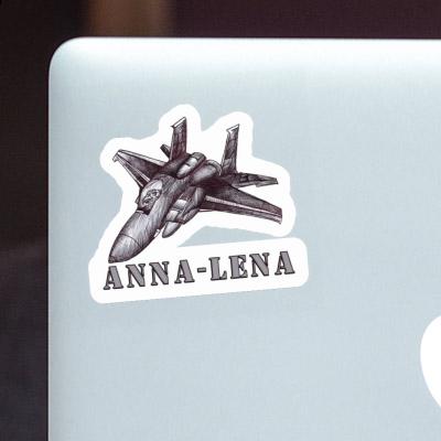 Sticker Anna-lena Plane Laptop Image