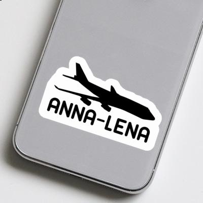 Sticker Anna-lena Jumbo-Jet Laptop Image