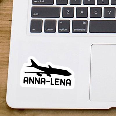 Sticker Anna-lena Jumbo-Jet Laptop Image