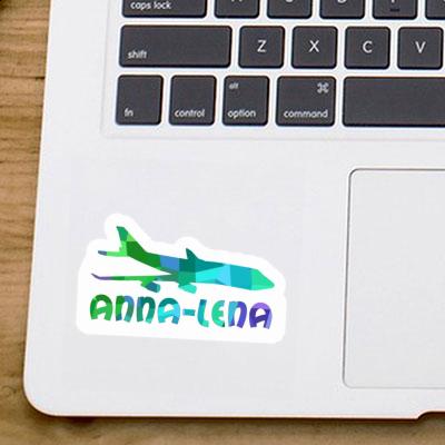 Anna-lena Sticker Jumbo-Jet Laptop Image