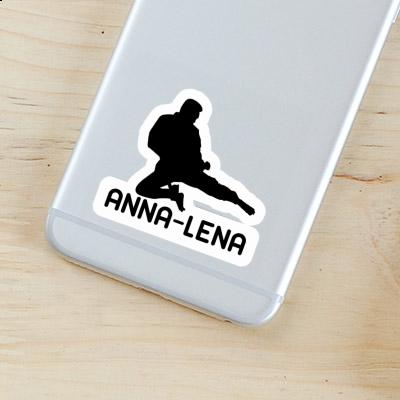 Anna-lena Sticker Karateka Notebook Image