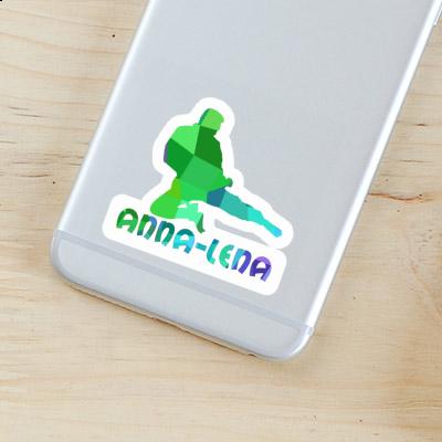 Sticker Anna-lena Karateka Laptop Image