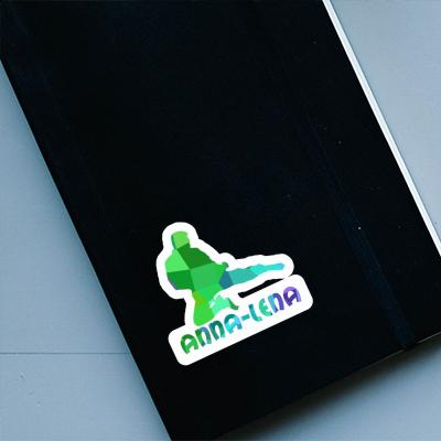 Sticker Anna-lena Karateka Laptop Image