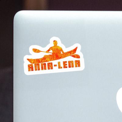Anna-lena Sticker Kayaker Laptop Image