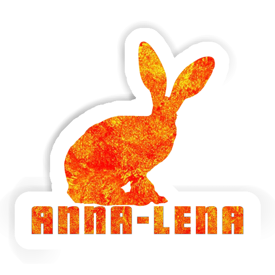 Sticker Rabbit Anna-lena Laptop Image