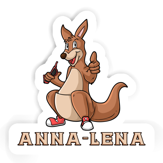 Anna-lena Sticker Kangaroo Notebook Image