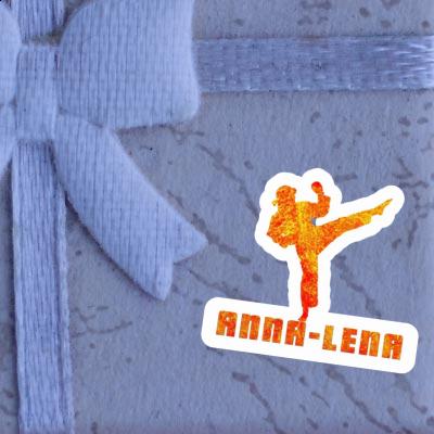 Karateka Sticker Anna-lena Laptop Image