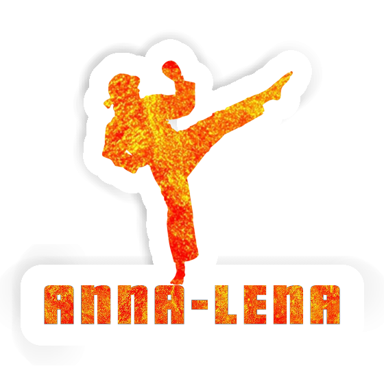 Karateka Sticker Anna-lena Notebook Image