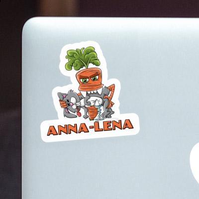 Sticker Monster Carrot Anna-lena Notebook Image