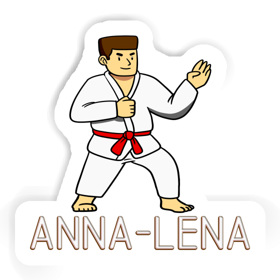 Aufkleber Anna-lena Karateka Notebook Image