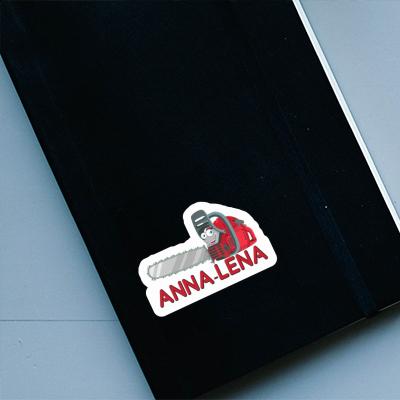Sticker Chainsaw Anna-lena Laptop Image