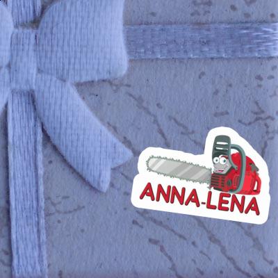 Sticker Chainsaw Anna-lena Notebook Image