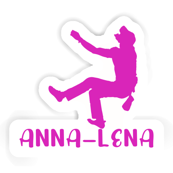 Kletterer Sticker Anna-lena Laptop Image