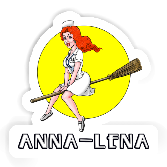 Anna-lena Aufkleber Hexe Laptop Image