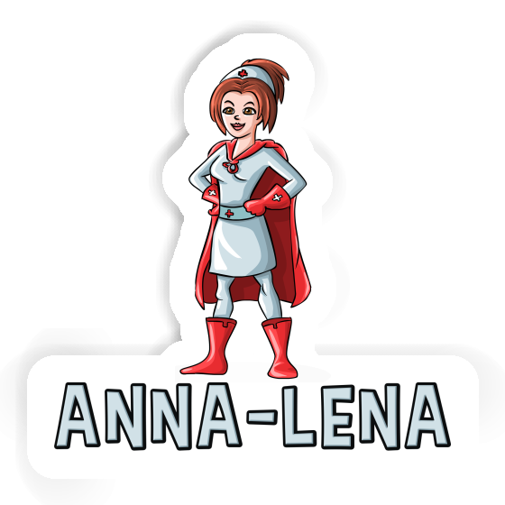 Sticker Anna-lena Pflegerin Laptop Image