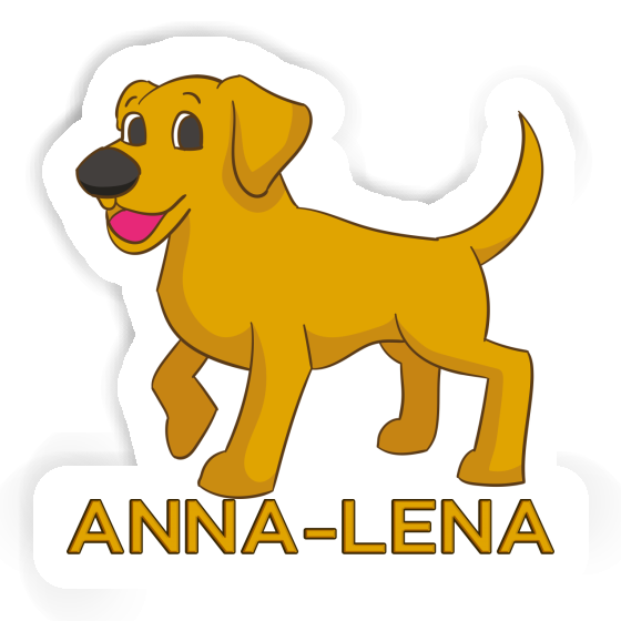 Labrador Sticker Anna-lena Laptop Image