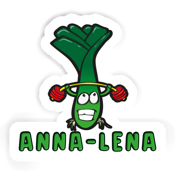 Sticker Anna-lena Gewichtheber Notebook Image