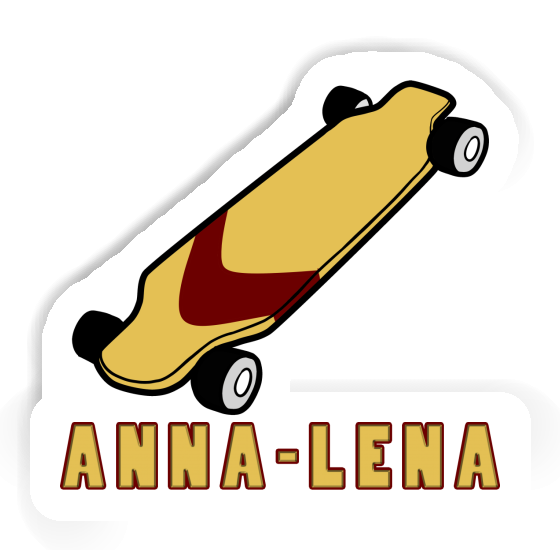 Longboard Autocollant Anna-lena Notebook Image