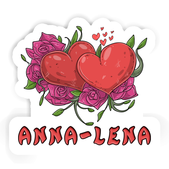 Anna-lena Sticker Herz Laptop Image