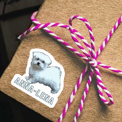 Malteserhund Aufkleber Anna-lena Gift package Image