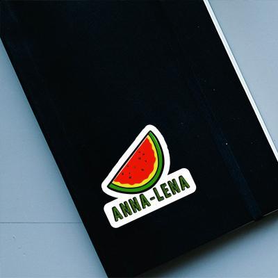Aufkleber Anna-lena Wassermelone Notebook Image