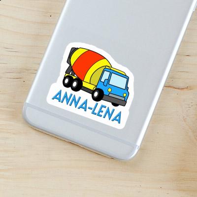Sticker Mixer Truck Anna-lena Laptop Image