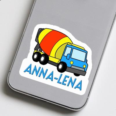 Mischer-LKW Aufkleber Anna-lena Laptop Image