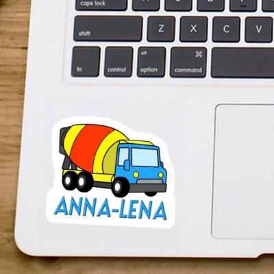 Sticker Mixer Truck Anna-lena Laptop Image