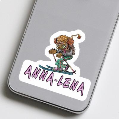 Anna-lena Sticker Skier Notebook Image
