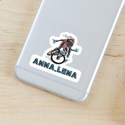 Anna-lena Sticker Mountainbiker Notebook Image