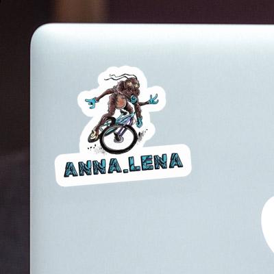 Anna-lena Sticker Mountainbiker Laptop Image