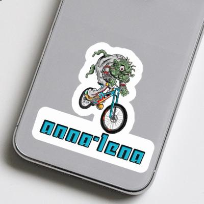 Sticker Anna-lena Downhill Biker Laptop Image