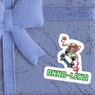 Anna-lena Sticker Skater Notebook Image
