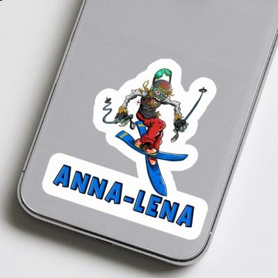 Sticker Anna-lena Freeride Skier Gift package Image