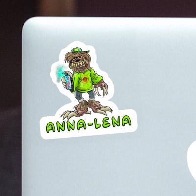 Monster Sticker Anna-lena Notebook Image