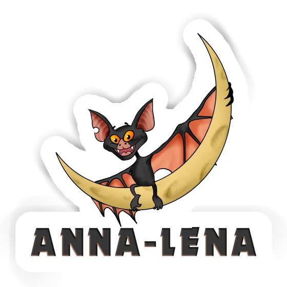Sticker Fledermaus Anna-lena Laptop Image
