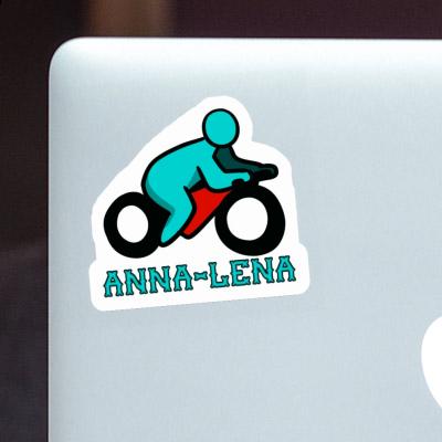 Sticker Motorradfahrer Anna-lena Image