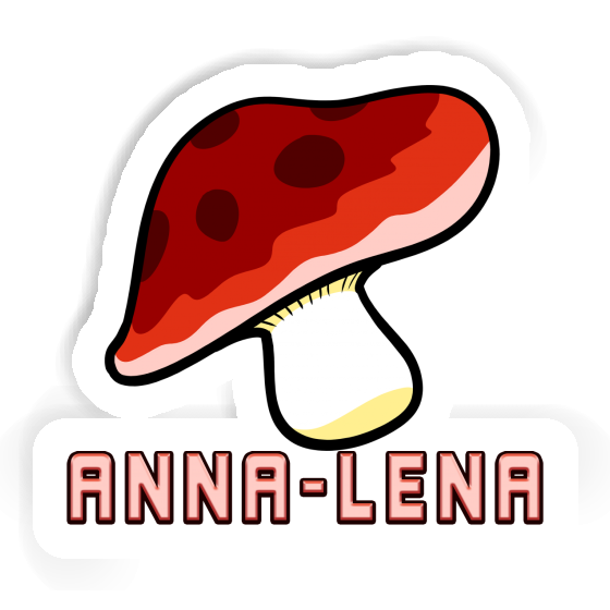 Anna-lena Sticker Pilz Notebook Image