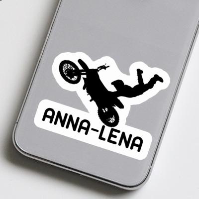Motocross-Fahrer Aufkleber Anna-lena Notebook Image
