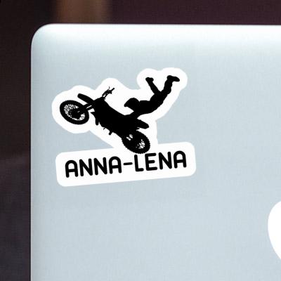 Motocross-Fahrer Aufkleber Anna-lena Laptop Image