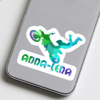 Anna-lena Sticker Motocross Rider Notebook Image