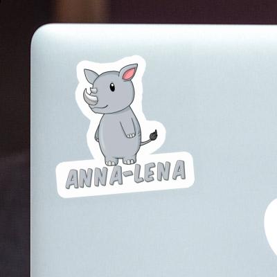 Sticker Nashorn Anna-lena Laptop Image