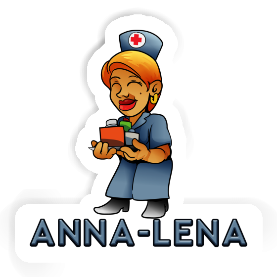 Anna-lena Aufkleber Pflegefachfrau Laptop Image
