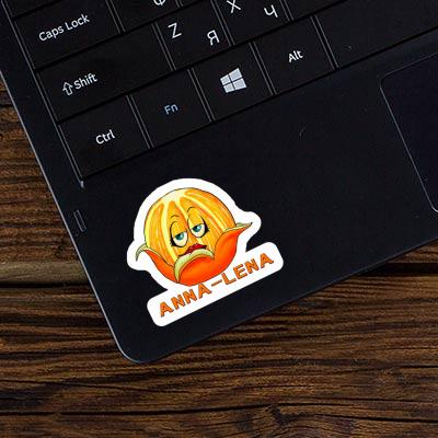 Anna-lena Aufkleber Orange Laptop Image