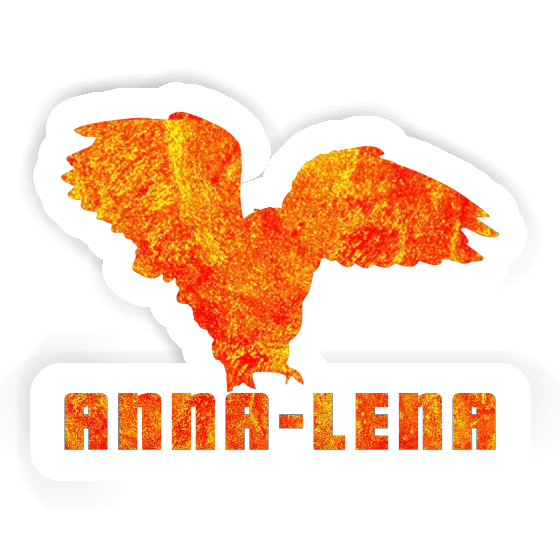 Owl Sticker Anna-lena Notebook Image