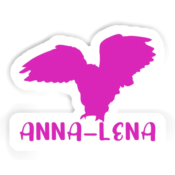 Sticker Owl Anna-lena Laptop Image