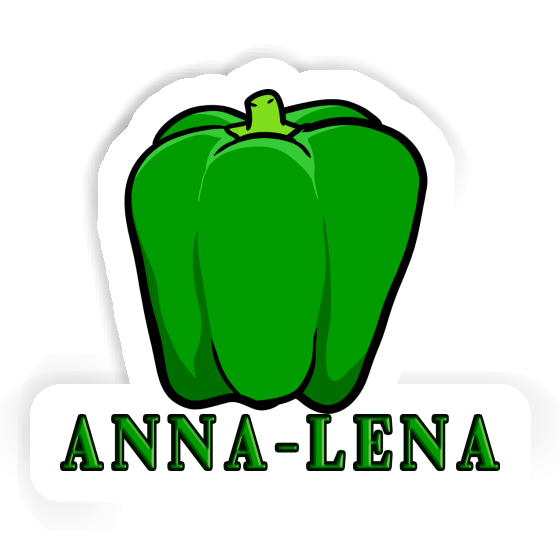 Sticker Anna-lena Paprika Laptop Image