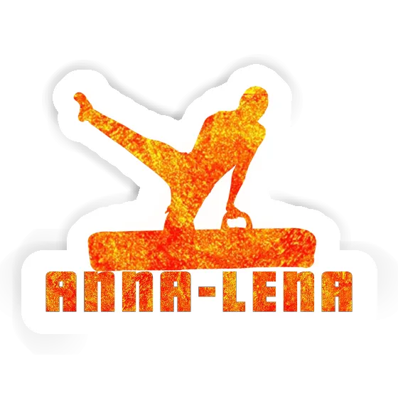 Gymnast Sticker Anna-lena Laptop Image