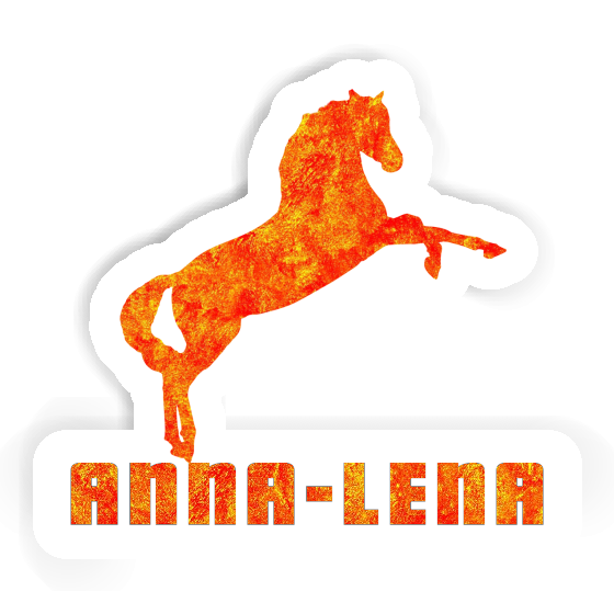 Aufkleber Anna-lena Pferd Laptop Image